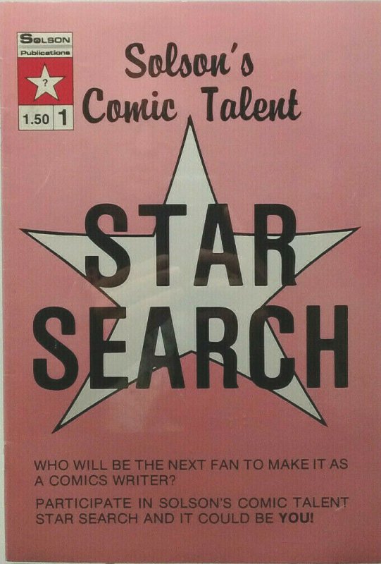 1986 Solson ~ SOLSON'S COMIC TALENT STARSEARCH #1 ~ CGC 7.5 VG-