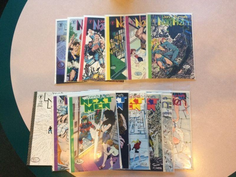 John Byrnes Nextmen 0-12 14 Book Lot Plus Bonus 1 2 3 4 5 6 7 8 9 10