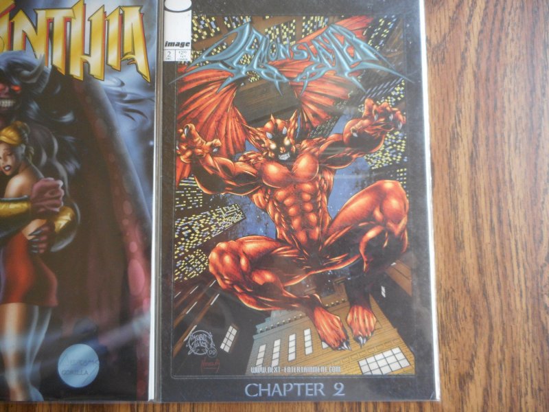 SINTHIA # 1 SIGNED & NUMBERED W/C.O.A. WOW!!! + #2,#2 & DEMON SLAYER #2