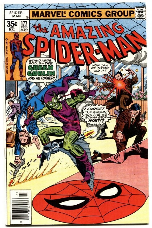 AMAZING SPIDER-MAN #177-MARVEL COMICS-GREEN GOBLIN-nm-