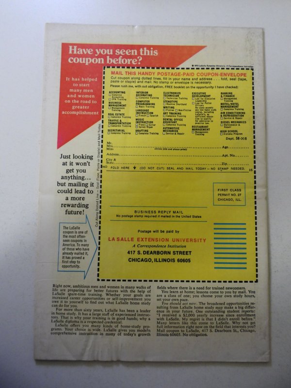 Werewolf by Night #24 (1974) VG+ Condition moisture stains MVS Intact