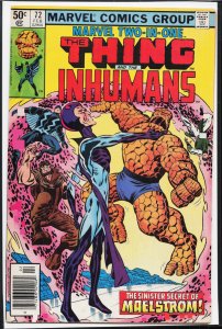 Marvel Two-in-One #72 Newsstand Edition (1981) The Thing