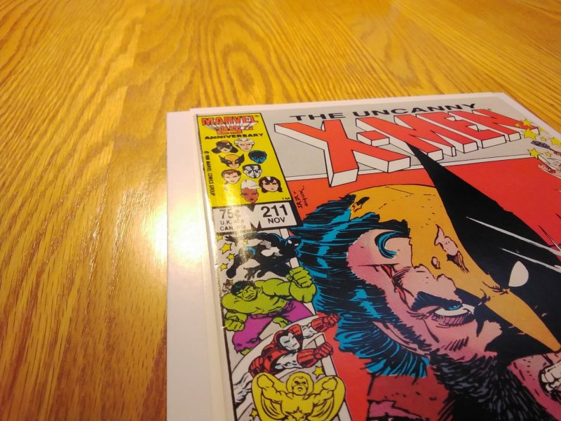 The Uncanny X-Men #211 Direct Edition (1986)