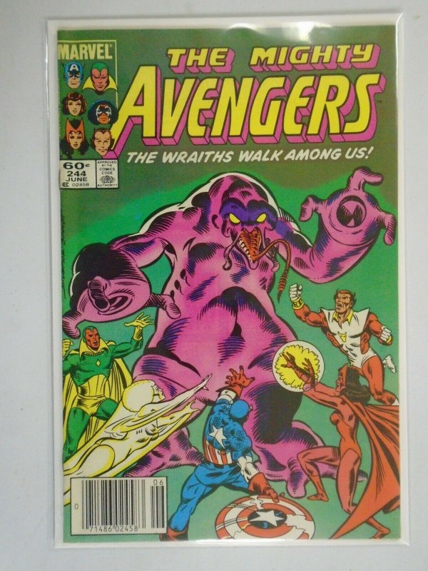 Avengers #244 Newsstand edition 7.0 FN VF (1984 1st Series)