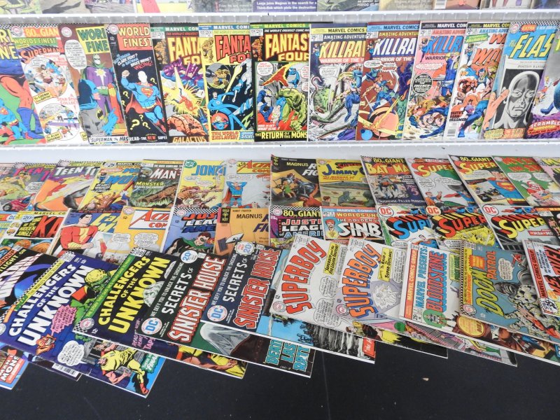 Huge Lot of 170+ Silver/Bronze Comics W/ Thor, Fantastic Four, +More! see desc