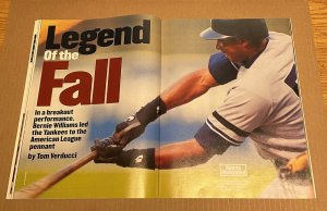 Sports Illustrated ( 8.0 VFN )  Derek Jeter  /  October 1996
