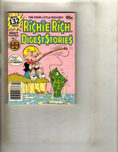 Lot of 9 Richie Rich Digest Stories #2 3 4 5 6 6 7 11 12 WS15