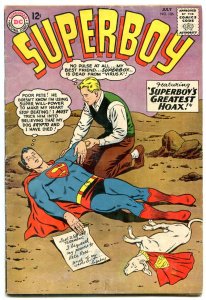 SUPERBOY #106 1963-DC COMICS-KRYPTO COVER HOAX WEIRD VG