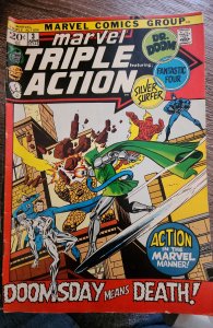 Marvel Triple Action #3 (1972) Fantastic Four 