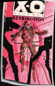 X-O Manowar: Retribution White Logo Variant (1993) X-O Manowar