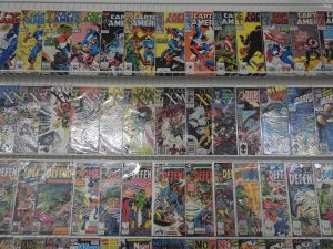 Huge Lot of 150+ Comics W/ X-Men, Daredevil, Captain America Avg. VF- Condition!