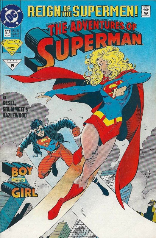 Adventures of Superman #502 (1993) - NM-