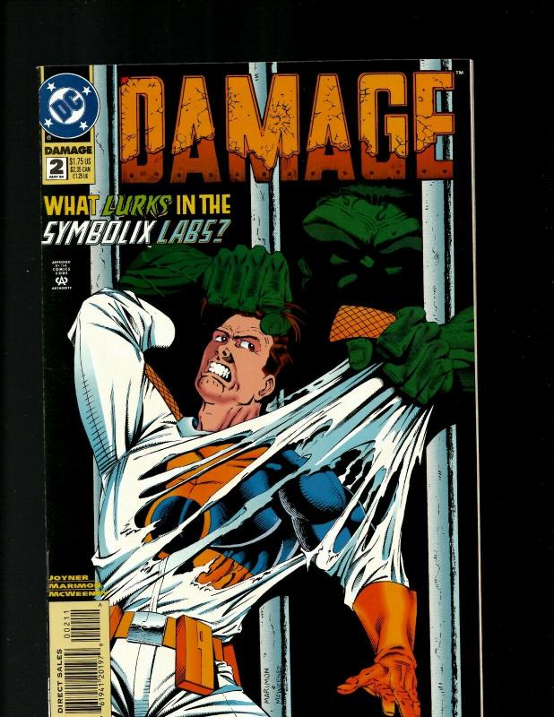 Lot Of 9 Damage DC Comic Books # 10 9 8 7 0 5 4 3 2 Batman Superman Flash J394 