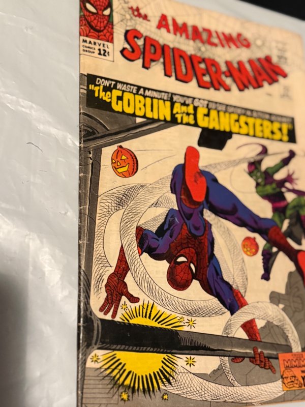 The Amazing Spider-Man #23 (1965) vs the green goblins see descrito