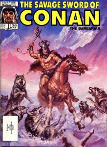 Savage Sword of Conan #136 VF/NM; Marvel | we combine shipping 