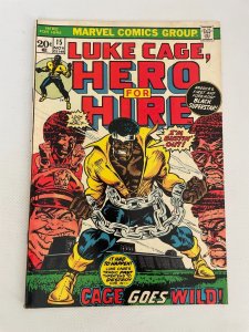 Luke Cage Hero For Hire # 15 VF Marvel Comic Book Power Man 27 LI6