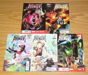 Uncanny Avengers vol. 2 #1-5 VF/NM complete series - rick remender/daniel acuna