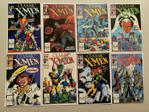 Classic X-Men comic lot 49 different from #1-49 8.0 VF (1986-90)