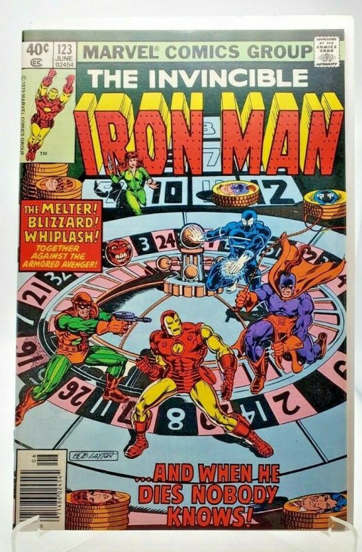 Invencible Iron Man #123 (1979) (Hombre de Hierro) (Marvel) periódicos casi nuevo +/Menta 