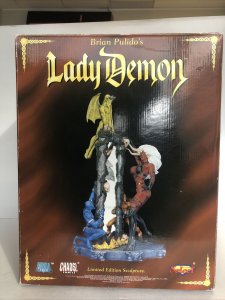 Lady Demon(2000) In Her Mirror Resin Statue| Eternal Toys|Chaos Comics| Not Used 699788201053