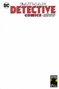 Detective Comics #1000 Blank Sketch Variant (DC, 2019) NM