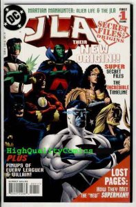 JLA #1, SECRET FILES, NM+, Wonder Woman, Superman, Batman, more JLA in store