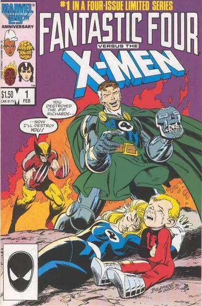 FANTASTIC FOUR VS X-MEN #01-04 (1987) TERRY AUSTIN | COMPLETE SERIES | 4 BOOKS