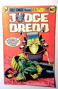 Judge Dredd #27 (1986) Eagle Comics 1st Print Comic Book