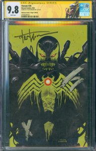 Venom #26 CGC 9.8 Signed TYLER KIRKHAM Unknown Comics Virgin Edition