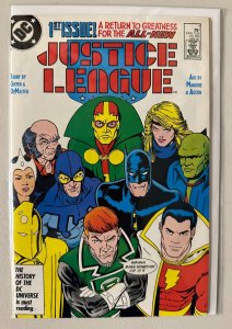 Justice League America #1 Direct DC 8.0 VF (1987)