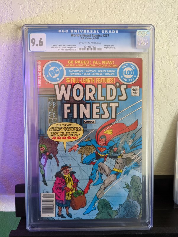 World's Finest Comics #257 (1979) CGC 9.6 Black Adam Appearance!