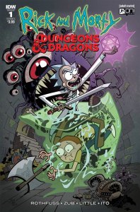 Rick & Morty Vs Dungeons & Dragons #1 (Cvr A Little) Idw Publishing Comic Book