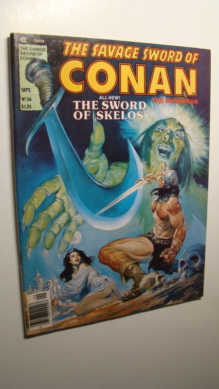 SAVAGE SWORD OF CONAN 56 *NICE COPY* SKELOS REDONDO ART