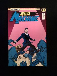 Justice Machine #11  Comico Comics 1987 NM-