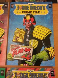 Judge Dredd's Crime File #1-4 Set Trade Paperback *RARE* ~ NEAR MINT NM ~ 1989