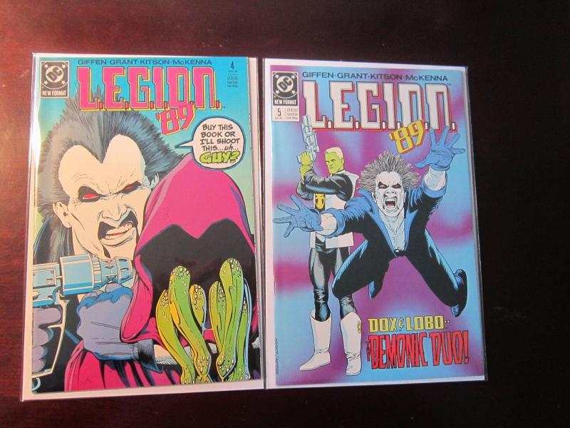 Legion (1989) Annual #1 + Legion (1989 1st Series) #3-6 + #13 - 9.0 - 1989-1990