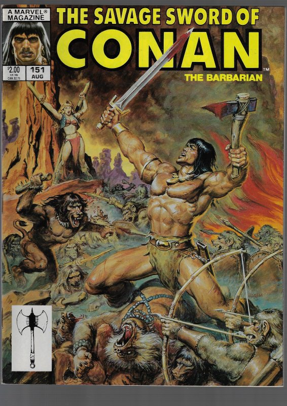 Savage Sword of Conan #151 (Marvel, 1988)