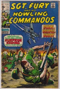 Sgt. Fury #71 (1969) Sgt. Fury and His Howling Commandos