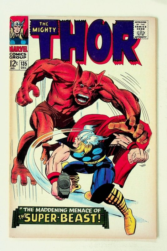 The Mighty Thor #135 Marvel Jack Kirby Silver Age 1966