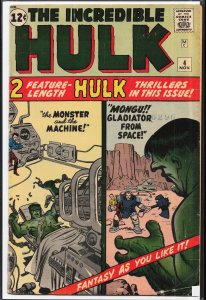 The Incredible Hulk #4 (1962) Hulk [Key Issue] See description