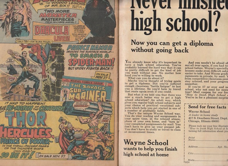 Werewolf By Night # 15 Dracula vs the Wolfman !