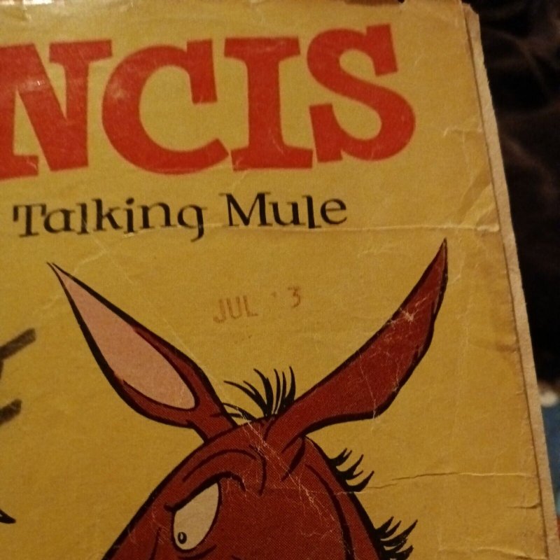 Four Color #579 ~ Francis The Famous Talking Mule ~ 1954  Golden Age ~ tv show