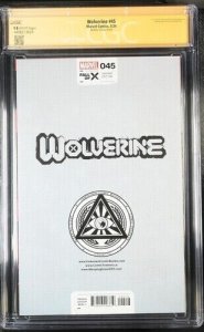 Wolverine (2024)  # 45 (9.8 CGC SS) Signed Kaare Andrews * Marvel Comics