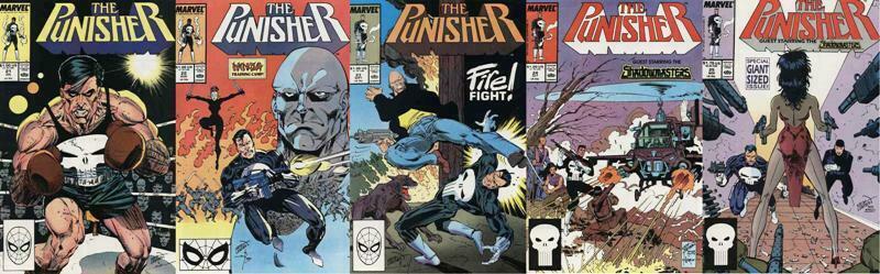 PUNISHER (1987) 21-25  1st app The Shadowmasters ! COMICS BOOK