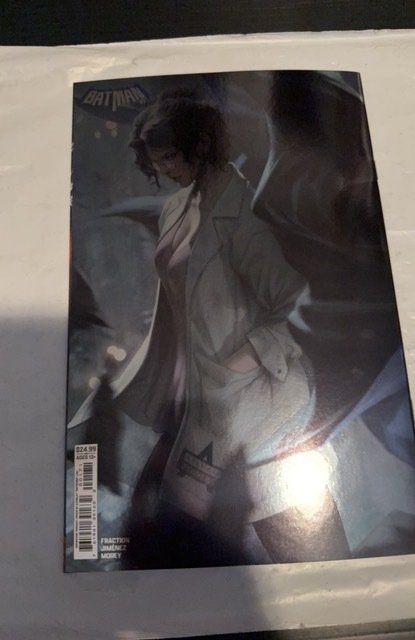 BATMAN #1 CVR J STANLEY ARTGERM LAU DC SHOWCASE WRAPAROUND FOIL VAR