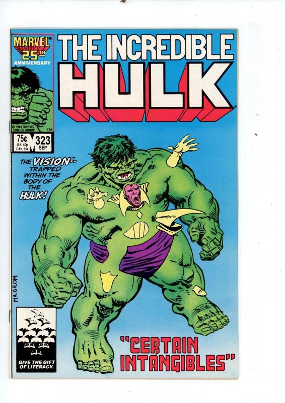 The Incredible Hulk #323 (1986) Hulk Marvel Comics