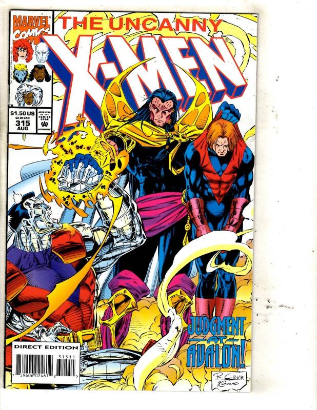 10 Uncanny X-Men Marvel Comic Books #311 312 313 314 315 316 317 318 319 320 MF2