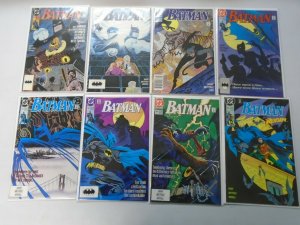 Batman comic lot 42 different from #450-499 avg 6.0 FN (1990-93)