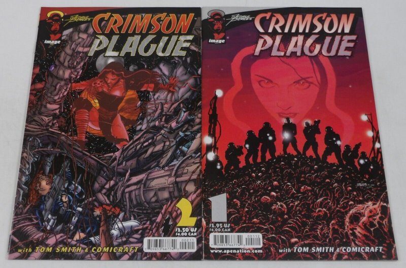 Crimson Plague #1-2 VF/NM complete series George Perez ; Image