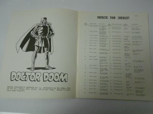 1973 MARVEL COLLECTOR'S HANDBOOK #1 VF- Kirby Fantastic Four Checklist RARE
